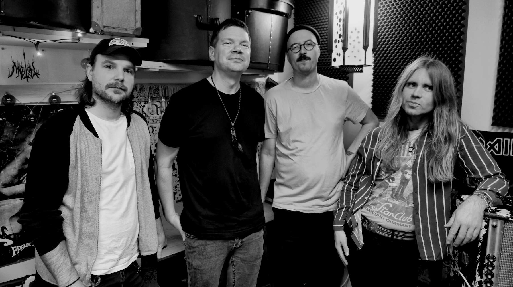 The four members of the band Sista Varvet